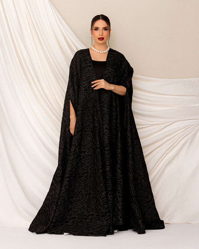 Lace organza cape
