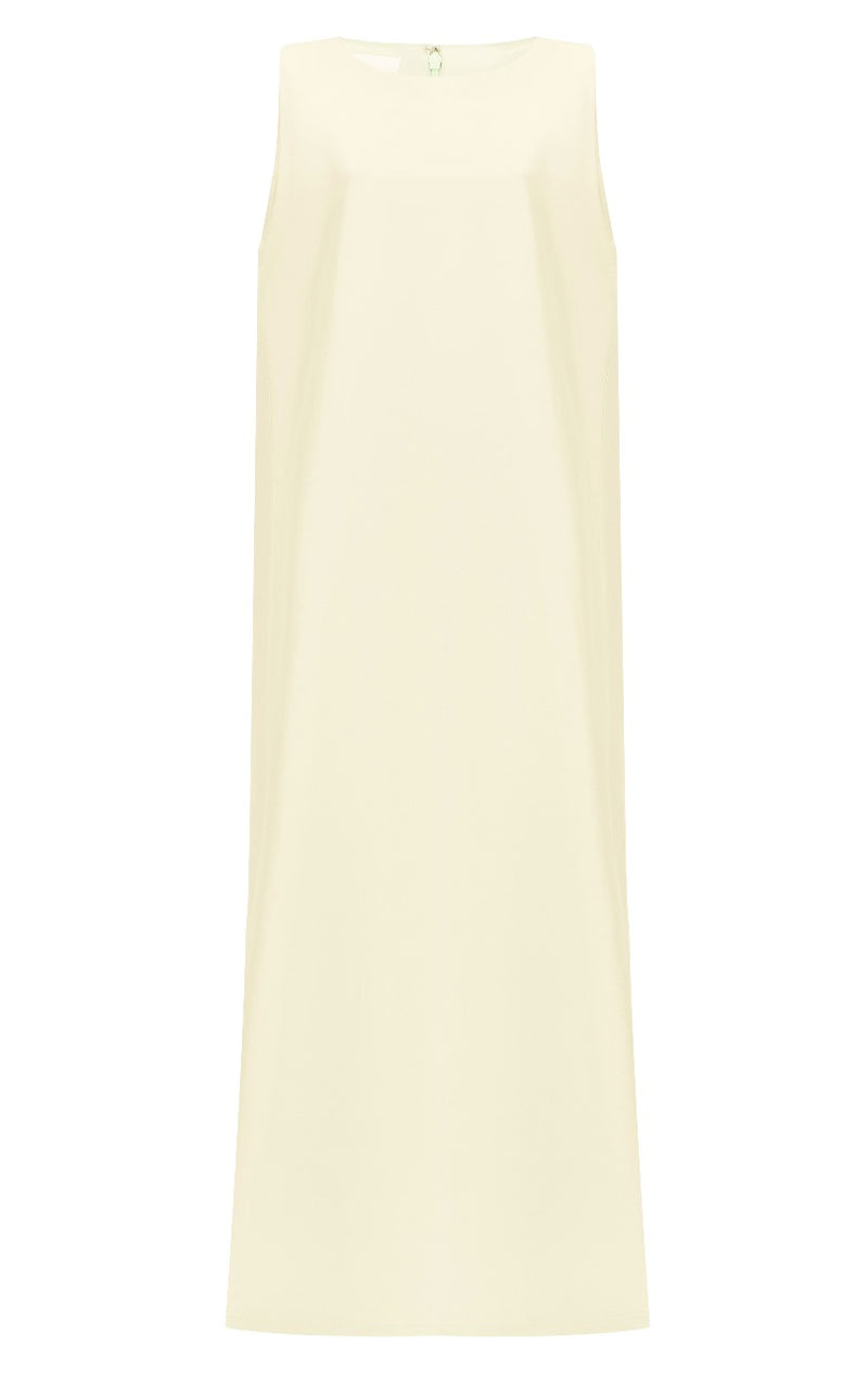 Sleeveless a line linen inner