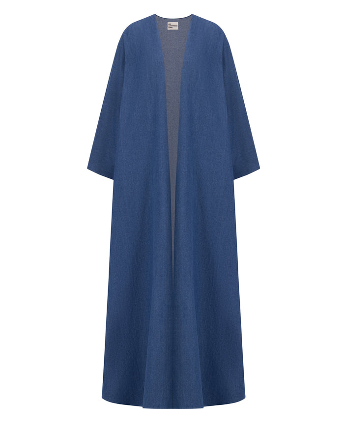 Classic mariposa cut in plain denim